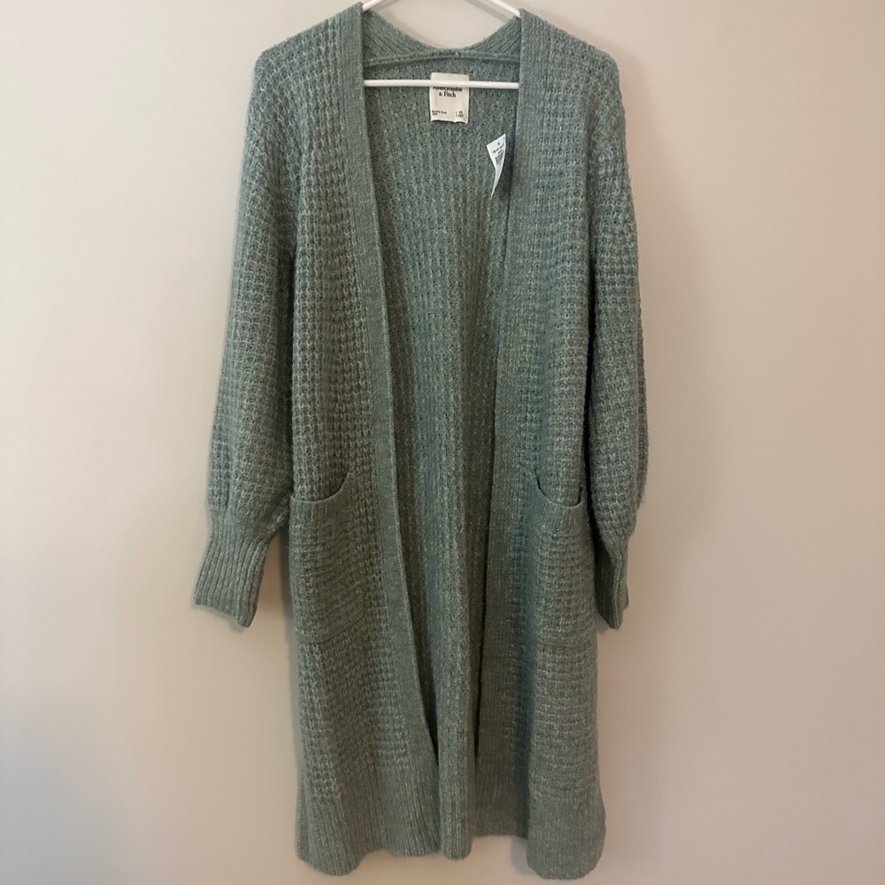 Abercrombie & Fitch Waffle Cardigan